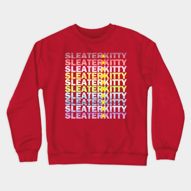 Sleater-Kitty Crewneck Sweatshirt by GeekTragedy